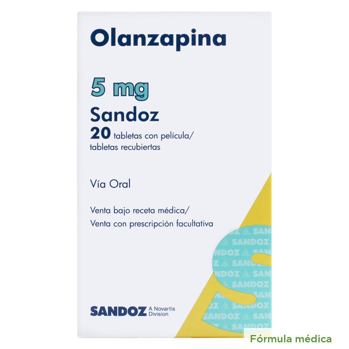 Olanzapina 5Mg Tableta Recubierta Frasco X 20 Sandoz